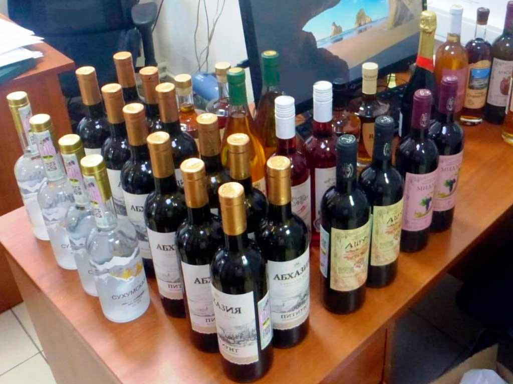 В Сочи остановили незаконный ввоз алкоголя из Абхазии